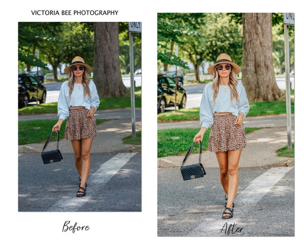 25 Lightroom Summer Presets for Desktop and Mobile Lightroom, Blogger Photo Filter for Travel, Aesthetic Light Photo Editing for Influencer