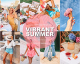 15 LIGHTROOM Presets  Summer, Natural Light Presets, Lifestyle Filter for Influencer, Blogger Travel Presets, Bright Presets