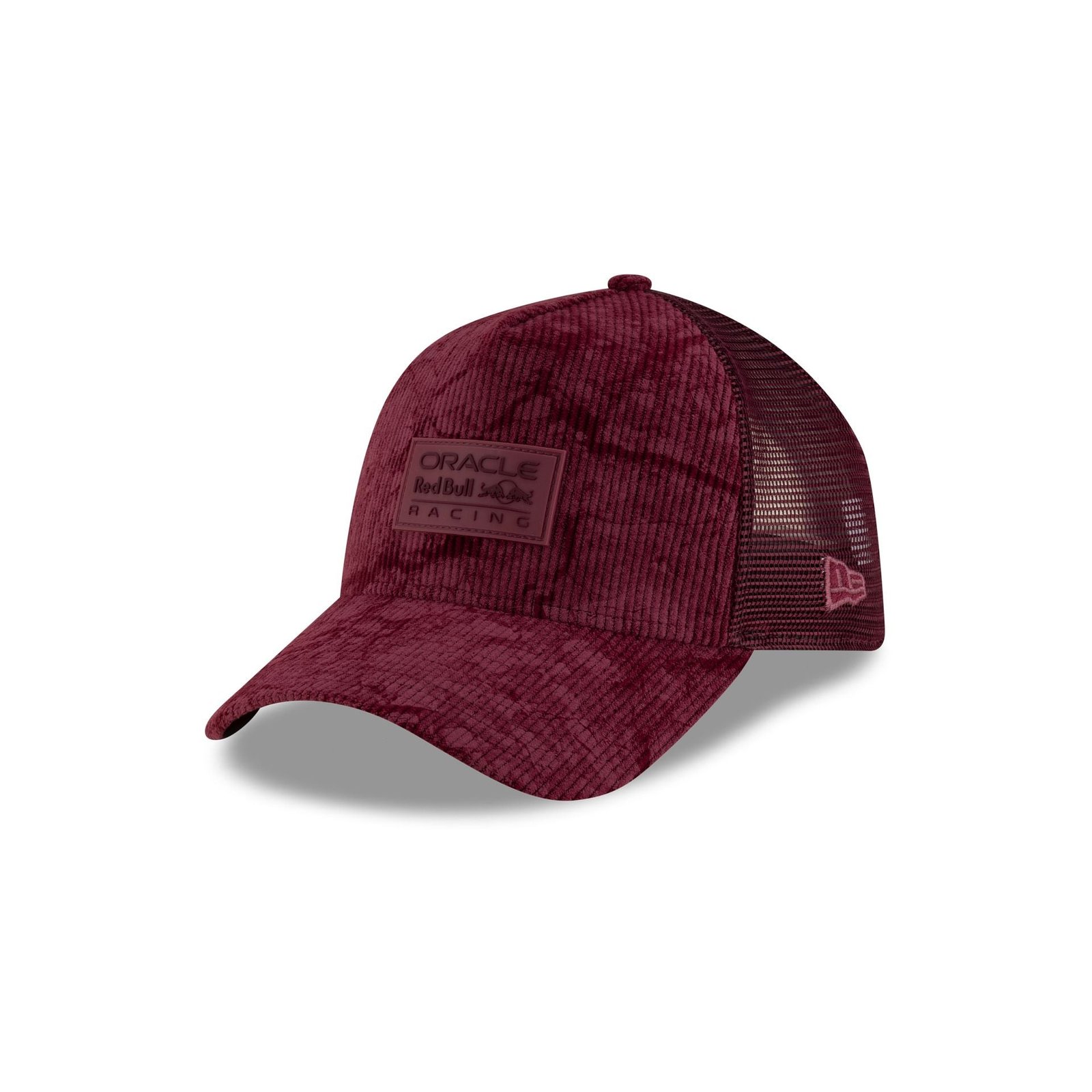 60595762_9FORTYAF_EMEASS25_MOTOR_RBULLF1_SCA_3QL-1.jpg Oracle Red Bull Racing Corduroy 9FORTY A-Frame Trucker Hat - Image 1